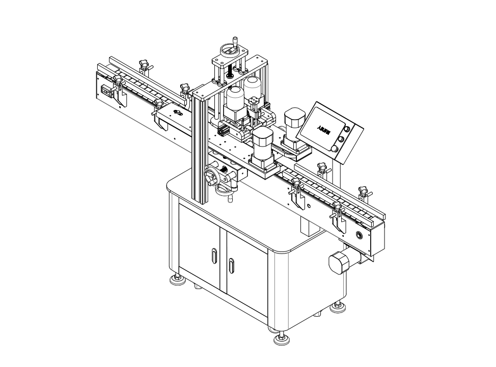 小四轮搓盖机方案图 CAD平面图